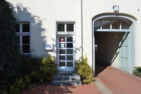 Eingang zum Servicepunkt Nachbarschaftshilfe
