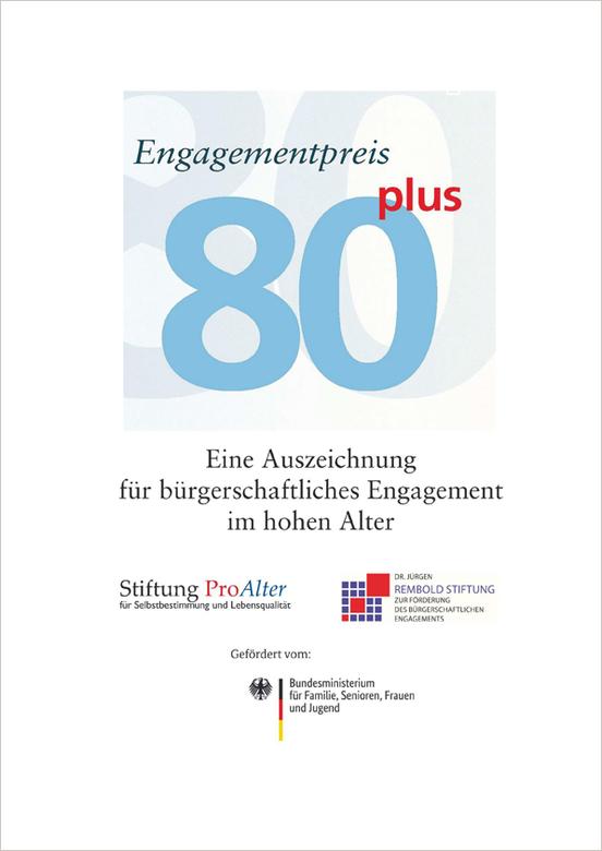 Logo Engagementpreis 80 plus
